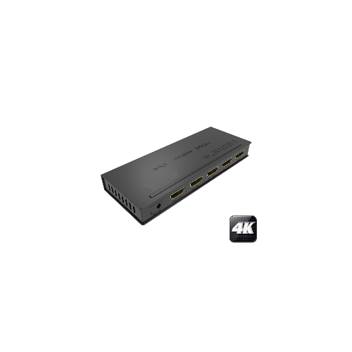 DIVISOR / SPLITTER HDMI 4K 1X4 (1 ENTRADA A 4 SALIDAS) HDCP